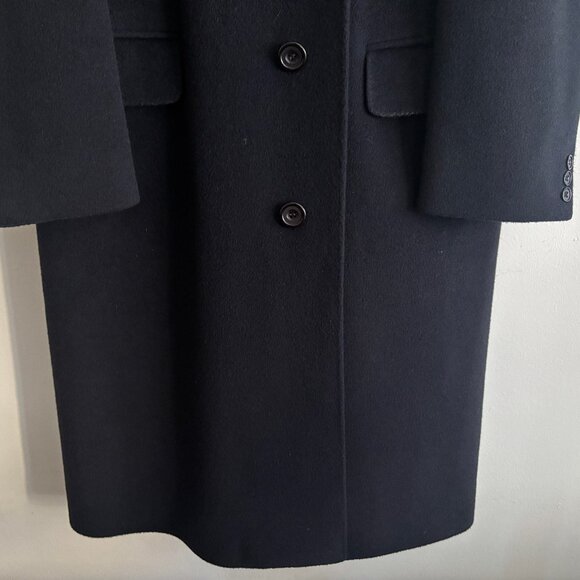 VINTAGE Aquascutum Cashmere Wool Coat/ Overcoat — 40/Medium/Large Made in Canada - Picture 4 of 14